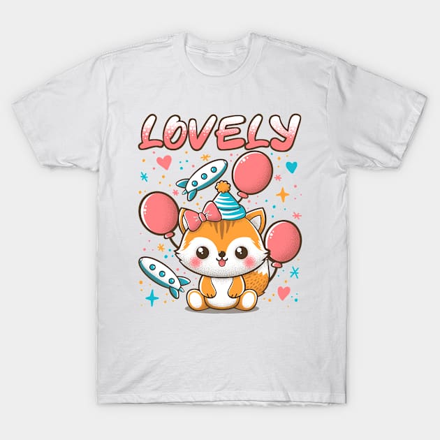 Lovely Little Fox T-Shirt by ilhnklv